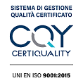 Sistema di gestione qualità UNI EN ISO 9001:2015 Certificato da Certiquality